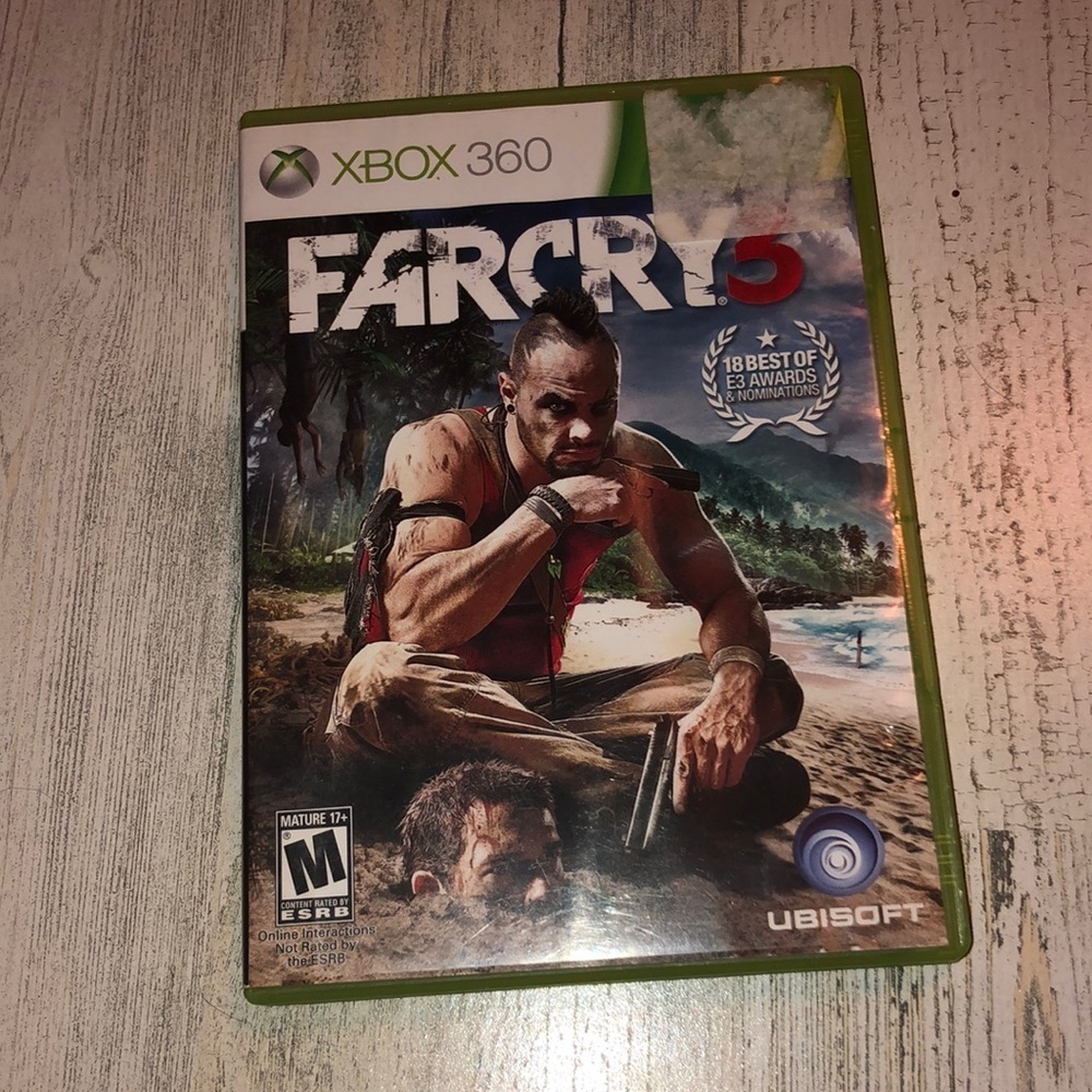 Farcry3 Xbox360 game shooting game gaming console game video game​​​